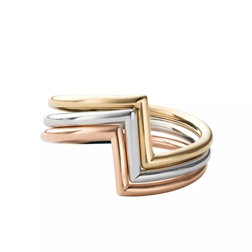 Miansai Arch Ring Set Polished Silver/Rose/Gold Tricolor-Ring