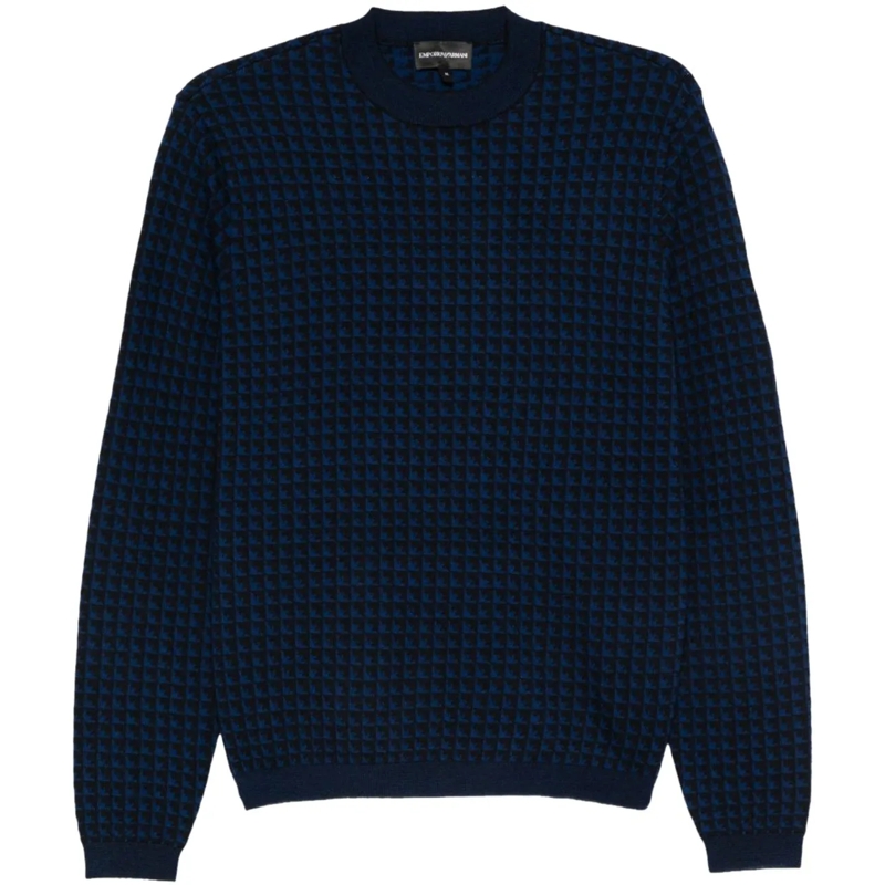 Emporio Armani  Sweaters Blue blau