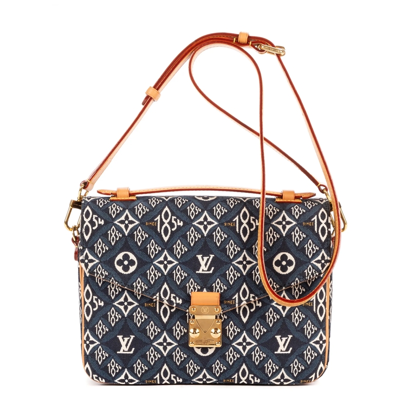 Louis Vuitton Crossbody Bag Jacquard Since 1854 Pochette Metis marineblau