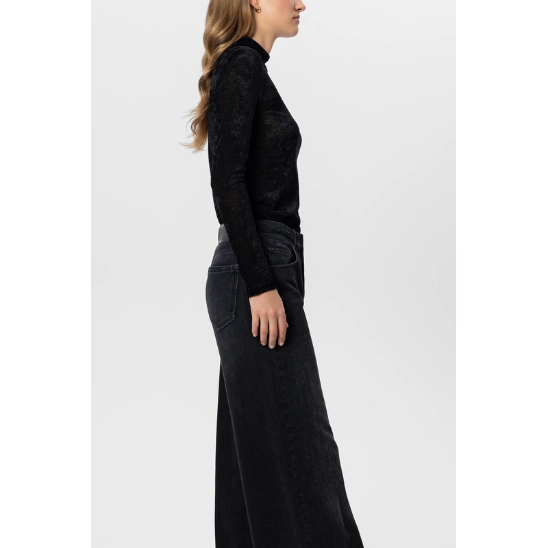 Luisa Cerano Longsleeve-Turtleneck black | Top