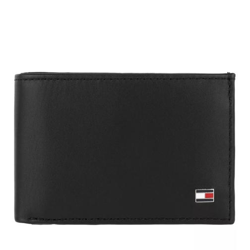 Tommy Hilfiger Eton Mini Credit Card Flap & Coin Pocket Black Bi-Fold Portemonnaie