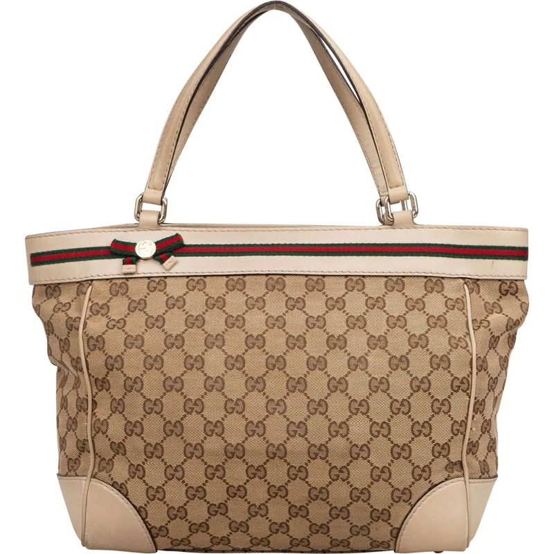 Gucci Tote GG Monogram Princy Handbag braun