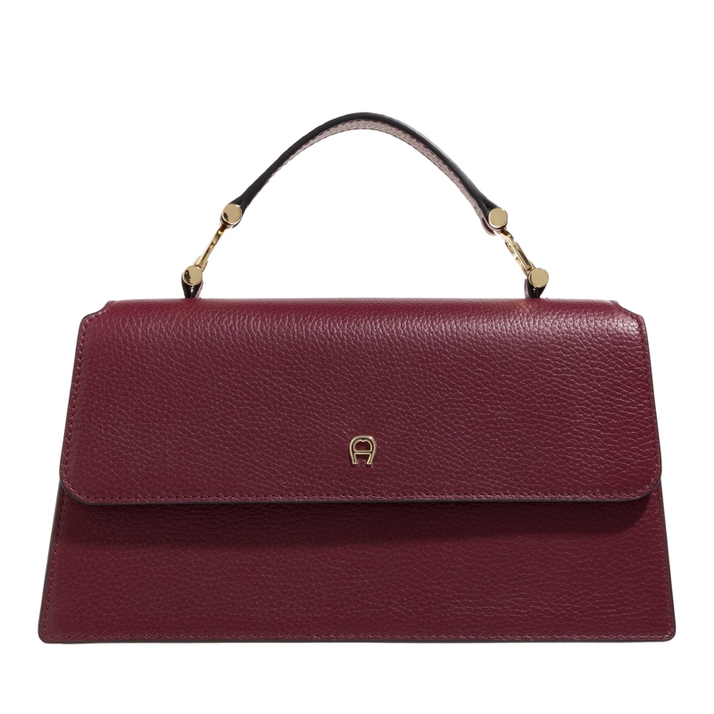 AIGNER Satchel Delia Burgundy