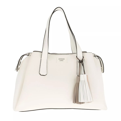 Guess Trudy Girlfriend Satchel Bag White Cartable