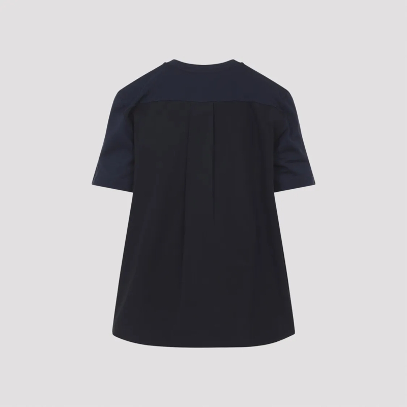 Marni T-Shirt Relaxed Fit Cotton T-Shirt With Contrasting Pocket Black
