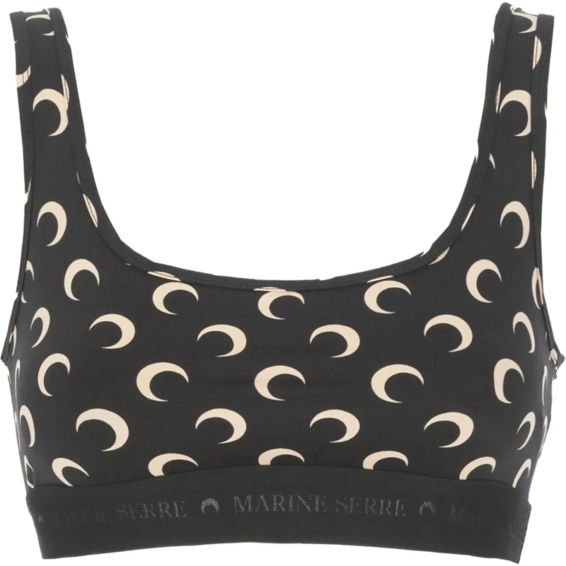 Marine Serre Top Top Black schwarz