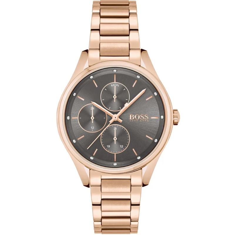 Boss Chronograph Grand Course 36mm Quartz Watch gold