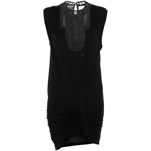 Isabel Marant Black Zelmira Mini Dress Black 