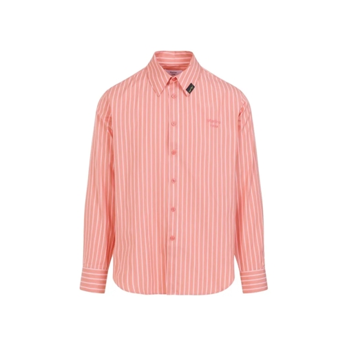 Martine Rose Hemden Pink Stripe Cotton Classic Shirt Pink