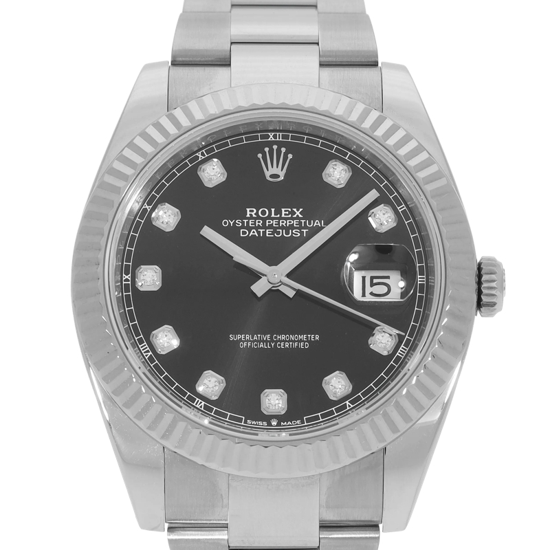 Rolex Automatikuhr Datejust Schwarz