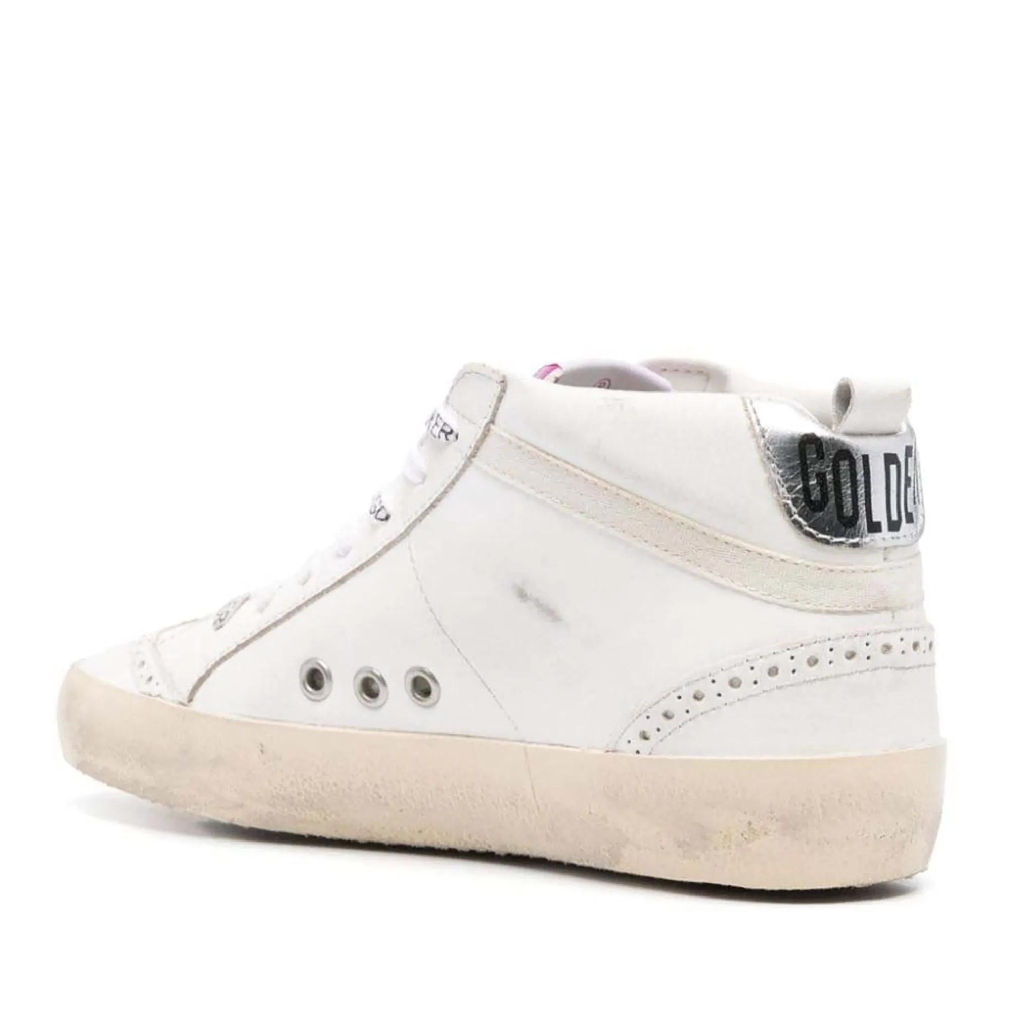 Golden Goose Low-Top Sneakers Silver in zilver