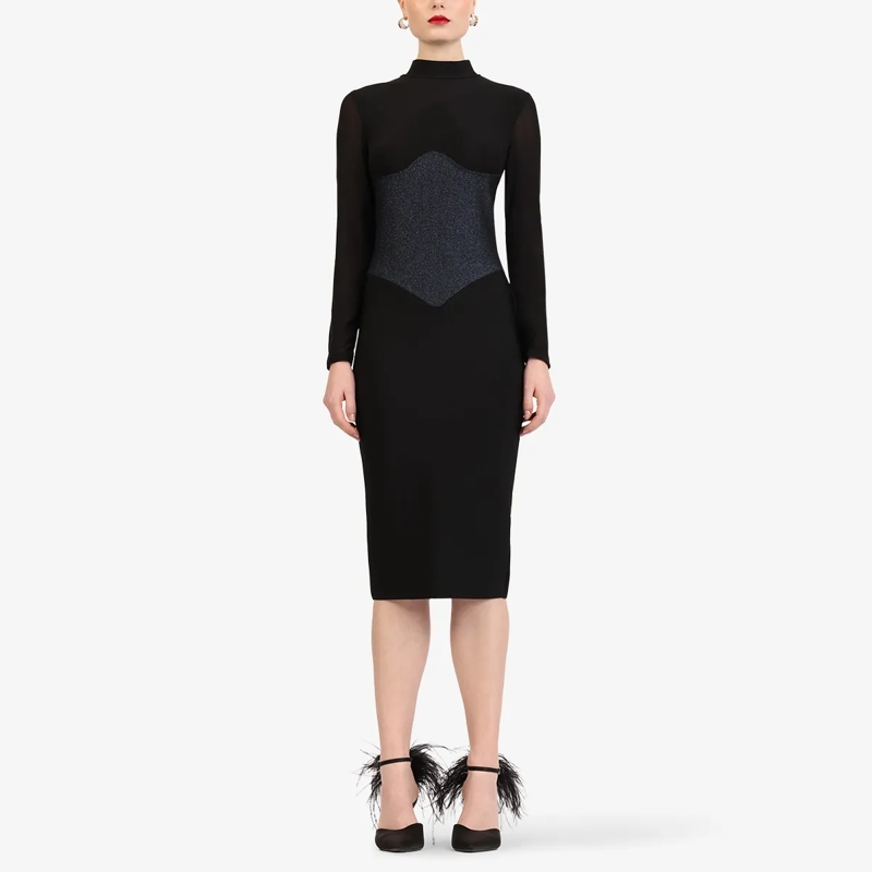 Kraimod Cocktailkleid Bandagekleid schwarz(Image 2)