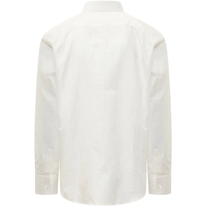 Salvatore Ferragamo  Camicia Ferragamo Gancini Monogram weiß(Image 2)