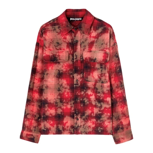 Palm Angels Chemises Logo Shirt Red