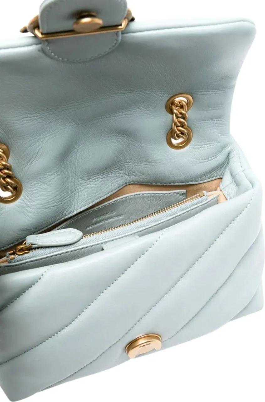 pinko Crossbody bags love puff mini lightblue in blauw