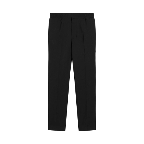 AMI Paris Hose mit elastischem Taillenbund 001 BLACK Pantaloni