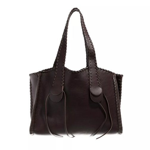 Chloé Mony Large Shopping Bag Dark Brown Shopper