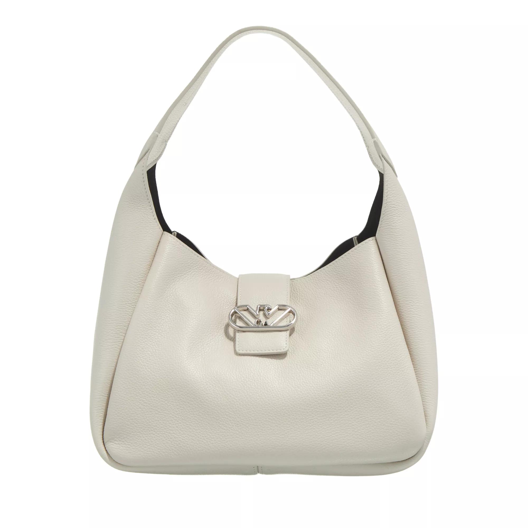 Emporio Armani Hobo Bag - Hobo M Micro Cervo - Gr. unisize - in Beige - für Damen