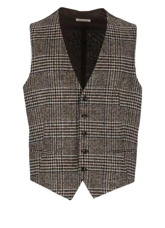 Tagliatore - Wool And Alpaca Gilet - Größe 48 - braun