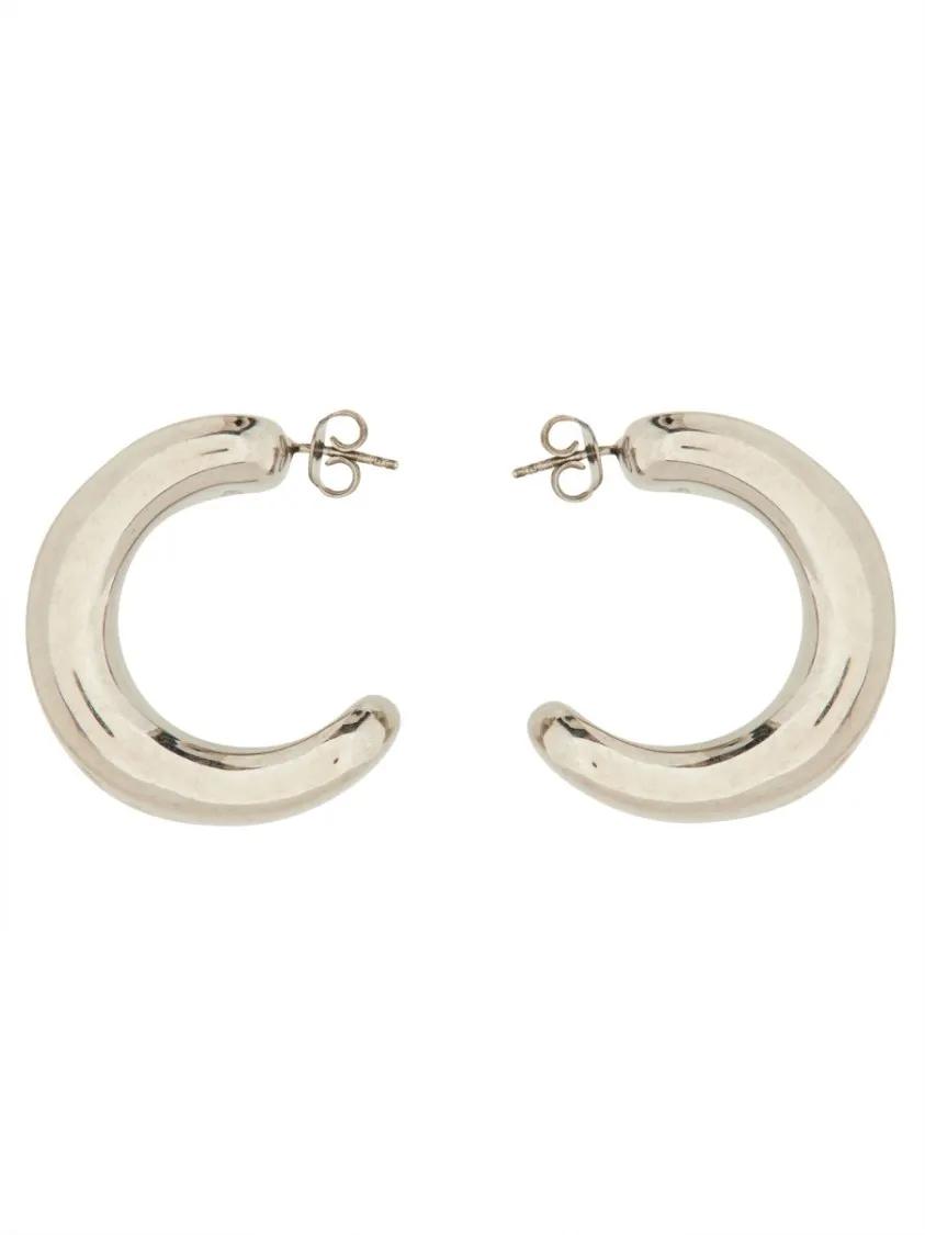 ピアス Jean Paul Gaultier Sculptural Silver Brass Earrings Jean Paul Gaultier Sculptural Silver Brass Earrings Silver