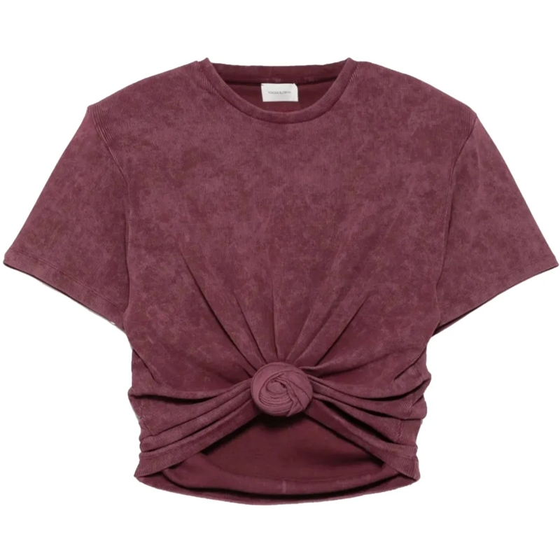 Magda Butrym T-Shirt Tshirt Bordeaux rot