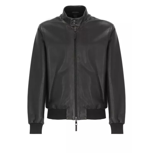 The Jack Leathers Black Leather Jacket Black 