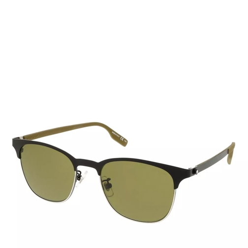 Montblanc MB0183S-004 53 Sunglass Man Metal Black-Green-Green Sunglasses