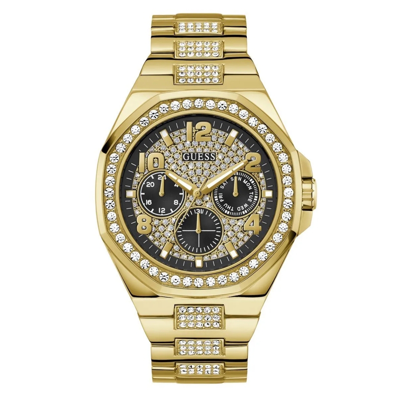Guess Quarzuhr Quarz-Analoguhr Empire gold