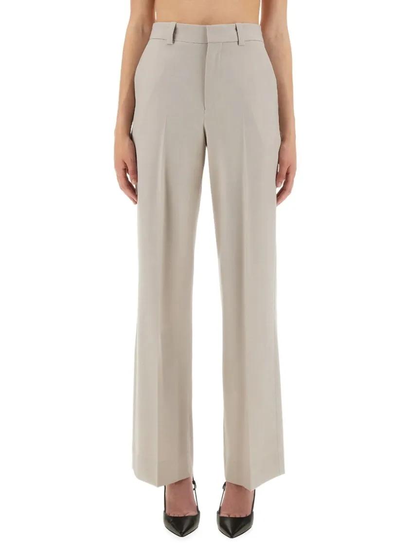 Thumbnail - Victoria Beckham - Classic "Straight Leg" Pants - Größe 8 - beige