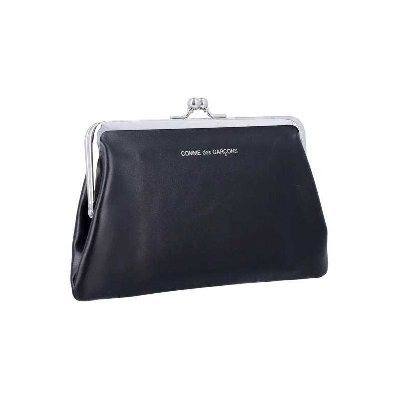 Comme des Garcons Geldbörse Medium Kiss-Clasp Purse Black