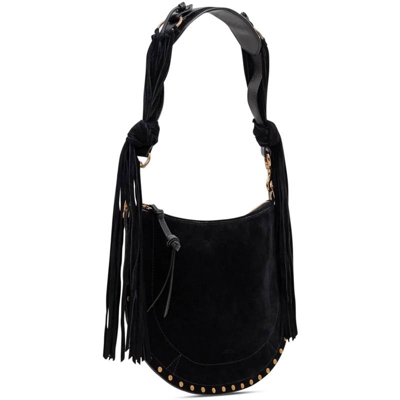 Isabel Marant Sac à bandoulière Borsa Oskan in Pelle Scamosciata schwarz(Image 2)
