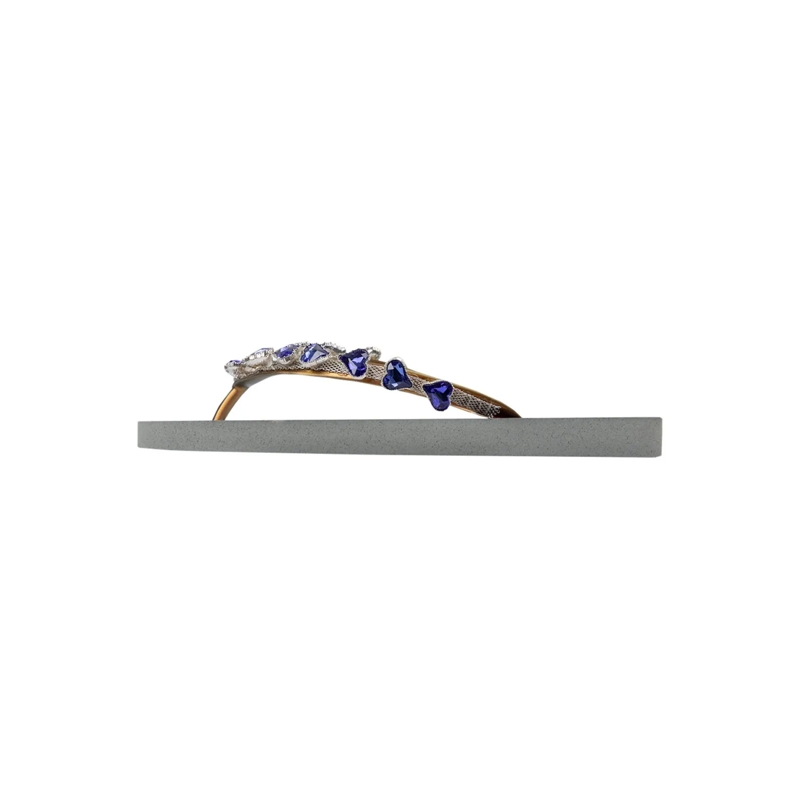UZURII Flip Flops Zehentrenner Heart Blue silber(Image 3)