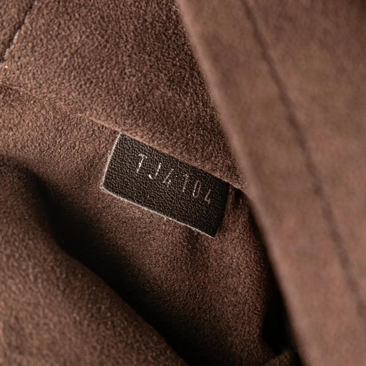 Louis Vuitton Rugzakken 2014 Marc Newson Monogram Shearling Backpack in bruin