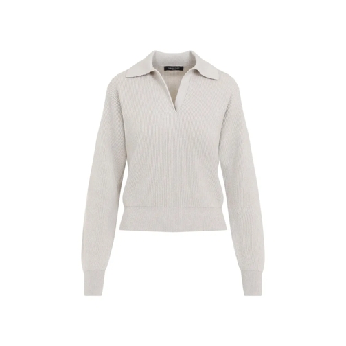 Fabiana Filippi Pullover Polo Neck Sweater White