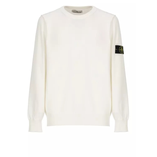 Stone Island Cotton Sweater White 