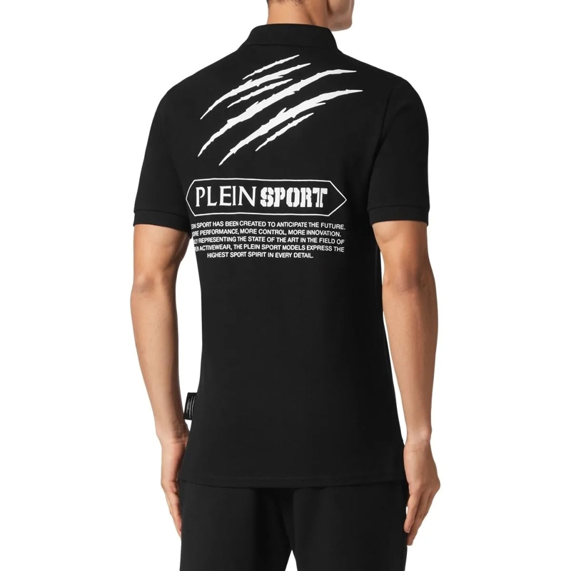 Plein Sport Poloshirt Poloshirt Scratch schwarz(Image 3)