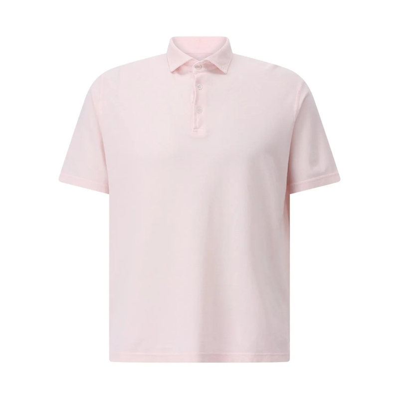 Fedeli Polohemd Poloshirt aus Baumwolle Rosa