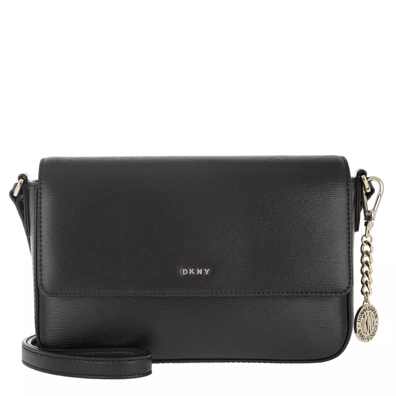 DKNY Crossbody Bag Bryant Md Flap Crossbody Black Gold