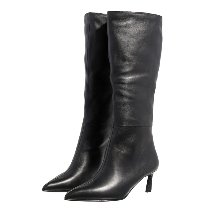 Black heel boots steve madden best sale