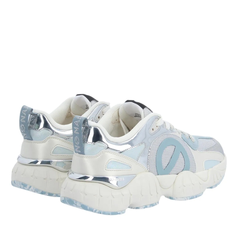 No Name Low-Top-Sneaker Krazee Runner W Silver/silver/sky(Image 3)