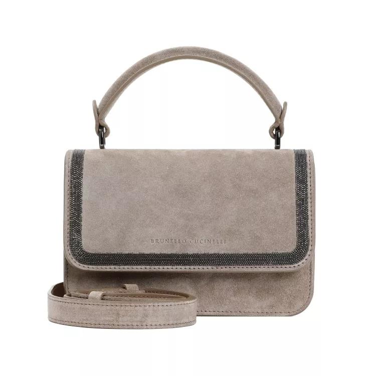 Brunello Cucinelli Shopper - Ice Suede Leather Handbag - Gr. unisize - in Braun - für Damen