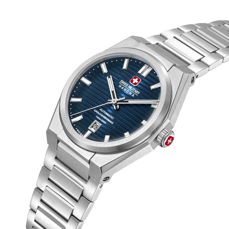 Swiss Military Hanowa Automatikuhr Automatikuhr Avalanche silber(Image 2)