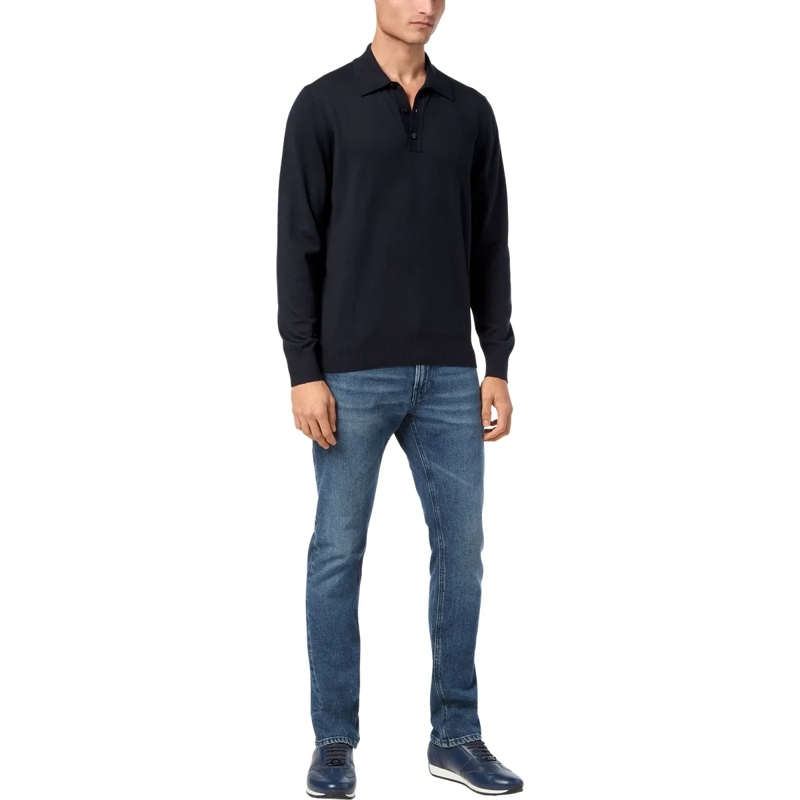 BILLIONAIRE Top Pullover Crest dunkel-blau(Image 3)