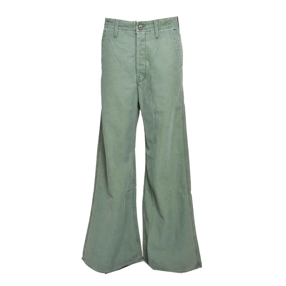 Thumbnail - Mother - The Major Sneak Fray Jeans In Sage Green Cotton - Größe 26 - grün