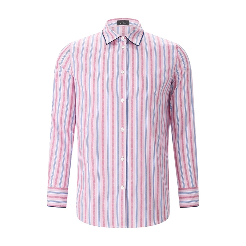 Etro Bluse Regular-Fit Hemd pink