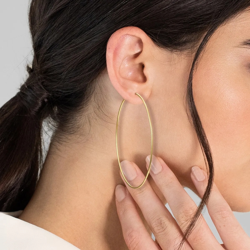 Glanzstücke München Ohrhänger Sterling Silber Creolen gold(Image 2)