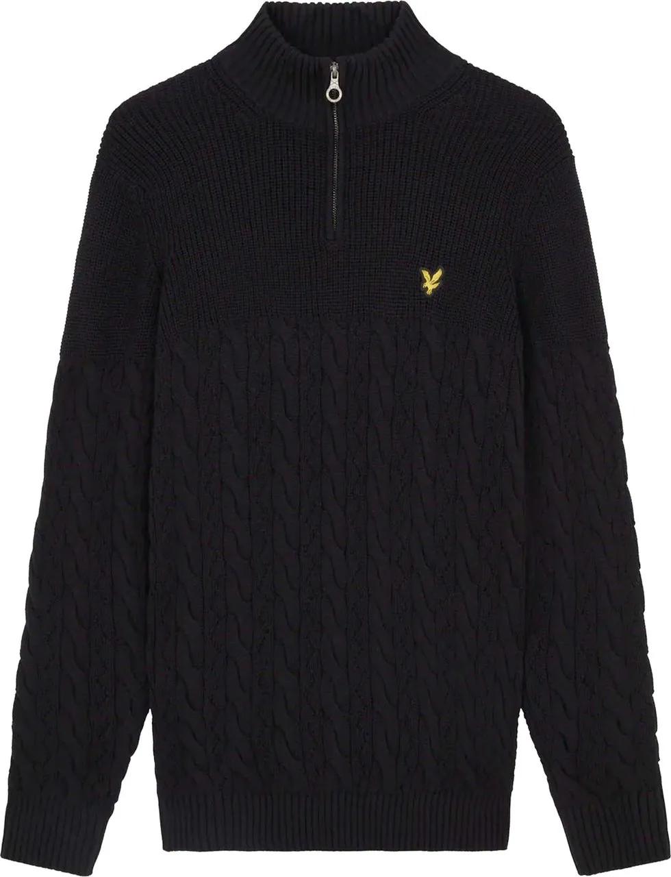 Thumbnail - LYLE & SCOTT - Lyle&scott Truien Zwart Kn1902v Z865 - Größe XL - schwarz