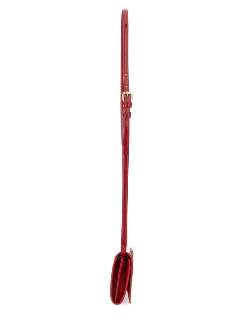 Kiton Hobo bags Compact Calfskin Shoulder Bag in rood