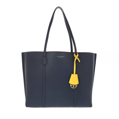 Tory Burch Perry Triple-Compartment Tote Royal Navy Shopping Bag