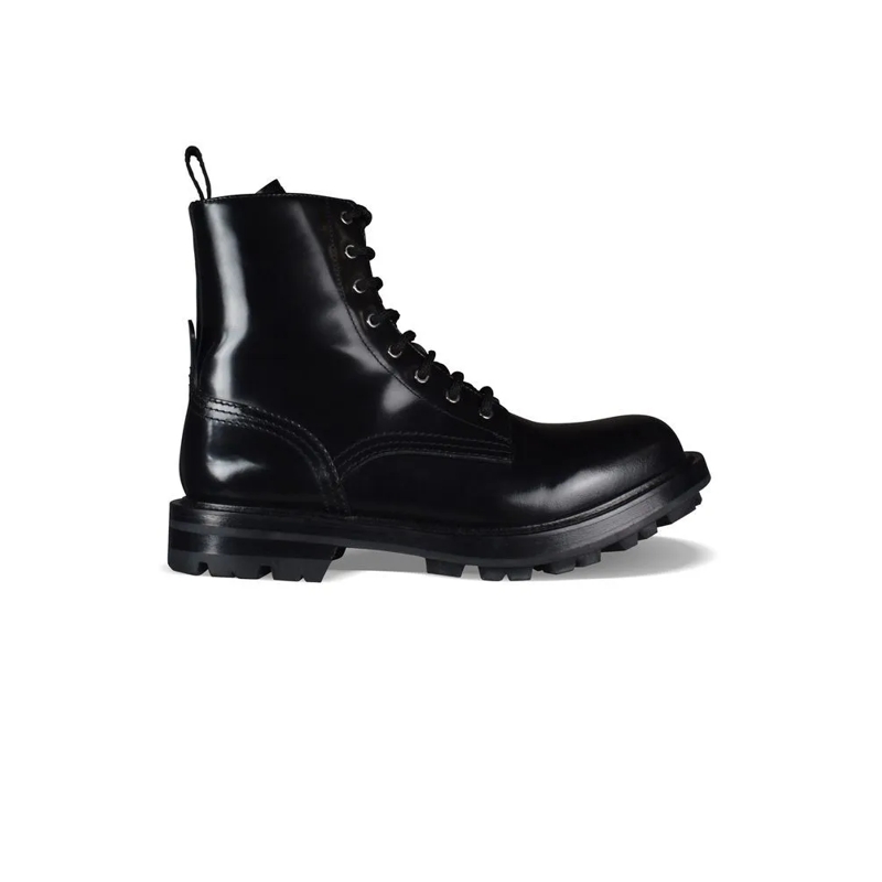 Alexander McQueen Stiefel Wander Boots Black